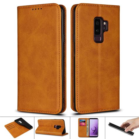 2018 Cases For Samsung Galaxy S9 S9plus Flip Leather Case Luxury Wallet Coque Phone Bag Cover