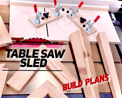 Multi Use Table Saw Sled Plans, Table Saw Sled Plans, Sled Plans, Diy ...