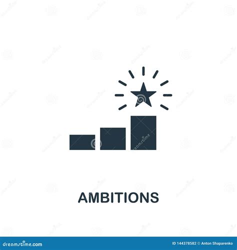 Ambitions Icon Set Premium Symbol In Different Styles From