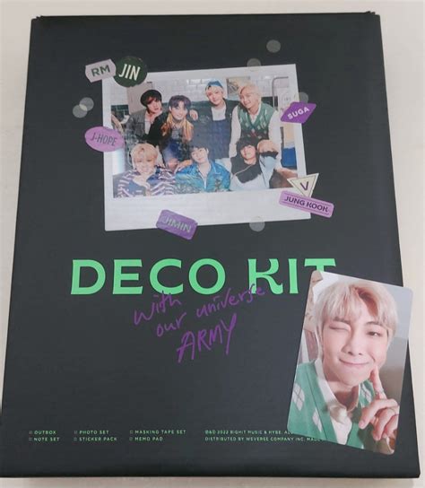 Onhand Official Bts Rm Namjoon Deco Kit Rpc Hobbies Toys