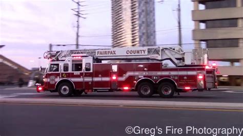 Fairfax County Engine 425 Medic 425 Truck 429 Responding YouTube