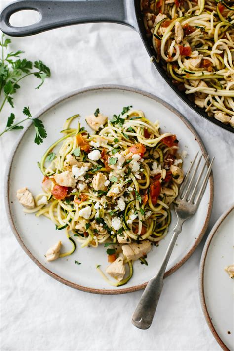 Mexican Chicken Zucchini Noodles | Downshiftology