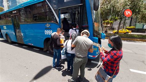 Municipio De Quito Se Pronuncia Sobre Uso De Mascarilla En El Transporte