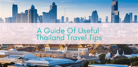 A Guide Of Useful Thailand Travel Tips - Girls Who Travel