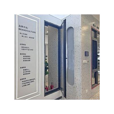 T Aluminium Powder Coating Grey Casment Combinatied Door With