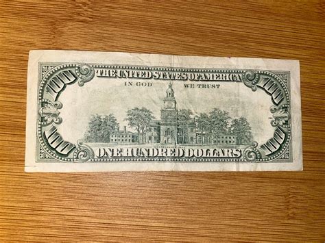 90s 100 Dollar Bill Regular Etsy