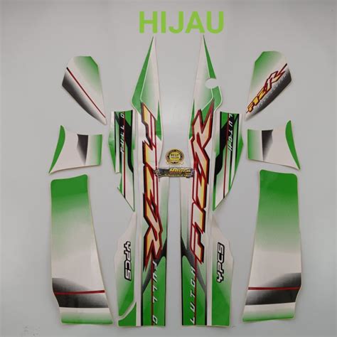 HIJAU PUTIH Striping Yamaha Antem F1zr Fiz R Green White 2003 Best