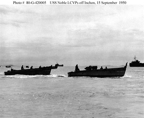 Korean War Inchon Assault Landings 15 September 1950