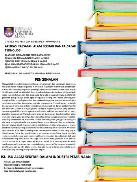 Falsafah Alam Sekitar And Falsafah Teknologi Pdf