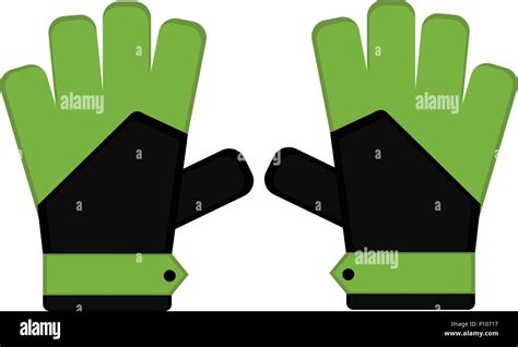 Isolated Goalkeeper Gloves Icon Stock Vector Image And Art Alamy