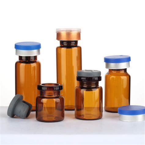 Amber Injection Tubular Glass Vial Bottles For Pharmaceutical Wholesale