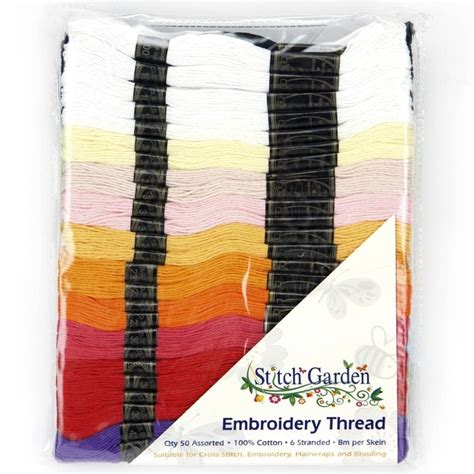 Stitch Garden Embroidery Thread Multicoloured