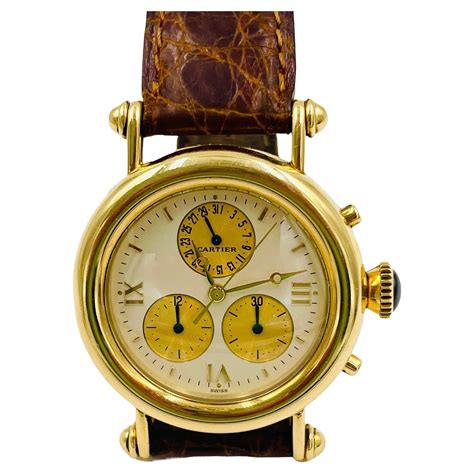 Orologio Da Polso Al Quarzo Cartier Diabolo In Oro Giallo Carati