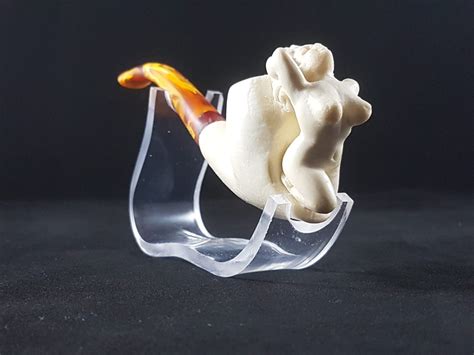 Gorgeous Pipe Carved Naked Woman Possibly African Meerschaum