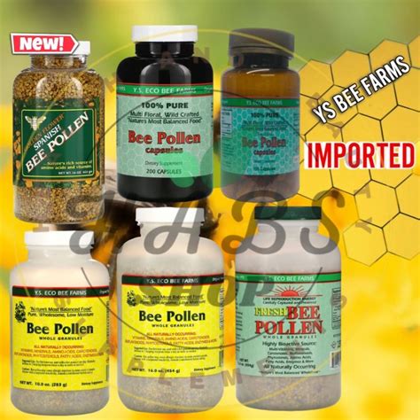 【ready Stock】 Ys Eco Bee Farms Bee Pollen Whole Granules Fresh Whole