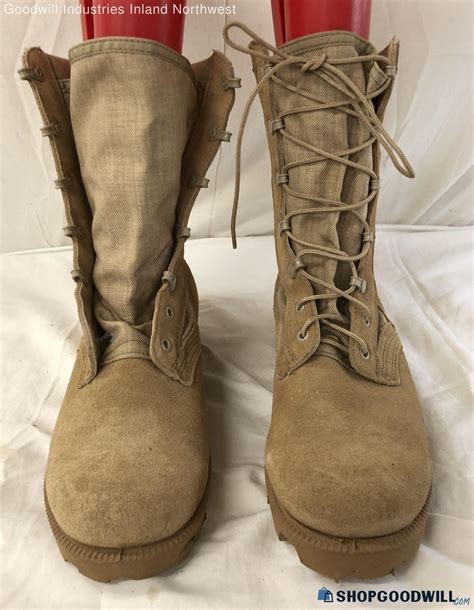 Mens Ro Search Coyote Tan Tactical Military Combat Lace Up Boots Size