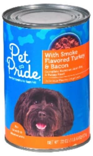 Pet Pride With Smoke Flavored Turkey & Bacon Wet Dog Food, 22 oz - Fry ...