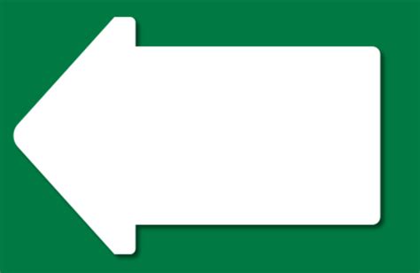 Left Green Arrow Sign Blank Template - Imgflip