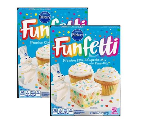 Pillsbury Funfetti Premium Cake And Cupcake Mix With Candy Bits Set Of 2 Lazada Ph