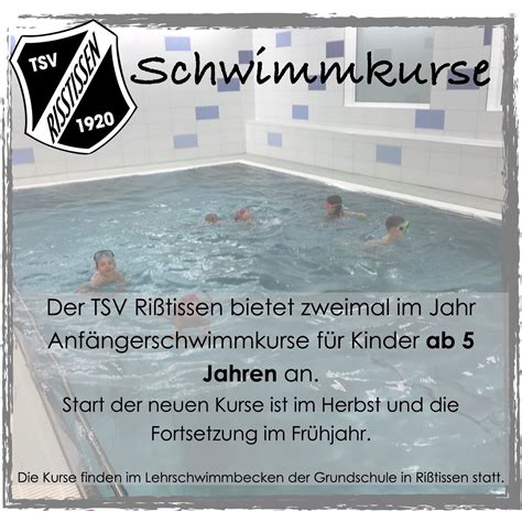 TSV Schwimmkurse TSV Rißtissen 1920 e V