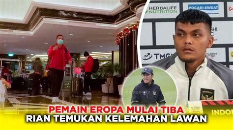 Disambut Haru Pemain Kesayangan Sty Mulai Gabung Tc Timnas Irianto