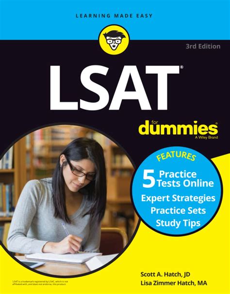 LSAT For Dummies Book 5 Practice Tests Online Hatch Scott A