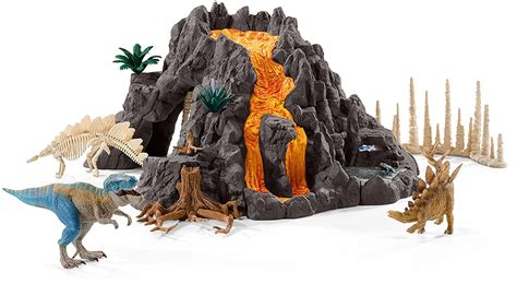 Madhouse Family Reviews: Schleich Giant Volcano with T Rex review