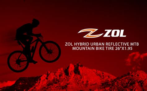 Zol Hybrid Urban Reflective Mtb Mountain Bike Tire 26 X1