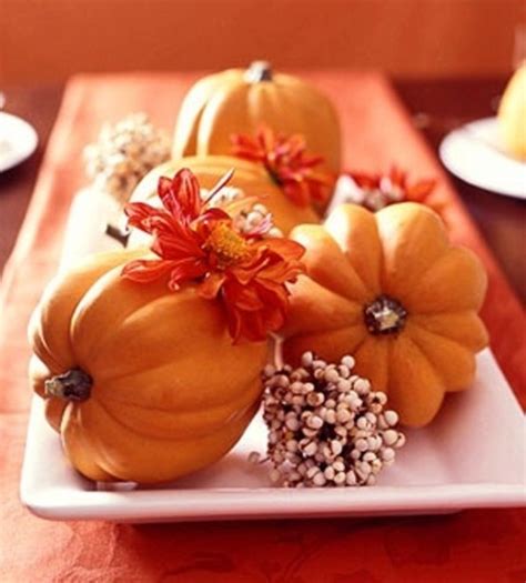 Amazing Fall Pumpkin Centerpieces Digsdigs