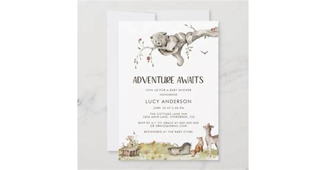 Adventure Baby Shower Invitation | Zazzle