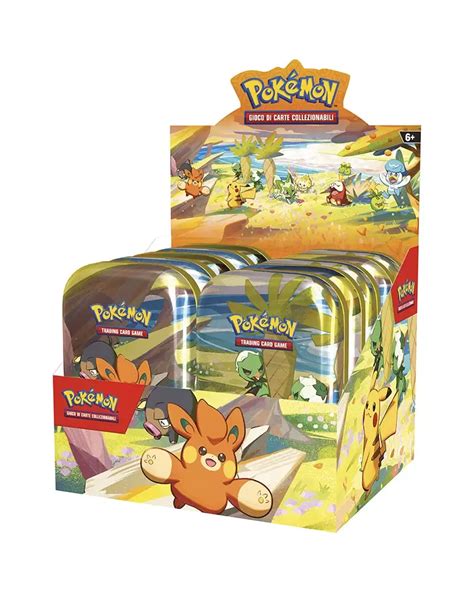 Pokemon Mini Tin Paldea Box 10 Mini Tin