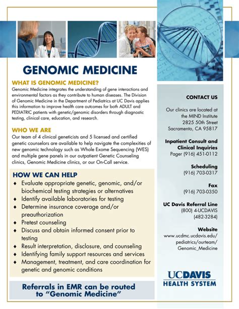 GENOMIC MEDICINE