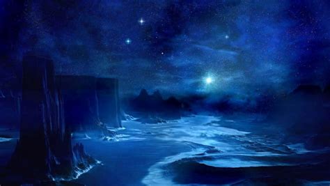 Blue Night Sky Wallpaper - WallpaperSafari