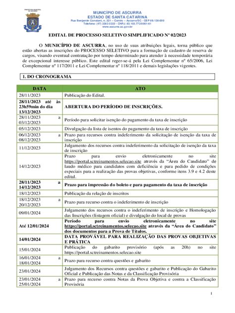 Preenchível Disponível MUNICIPIO DE ASCURRA Portal do Cidado Fax Email