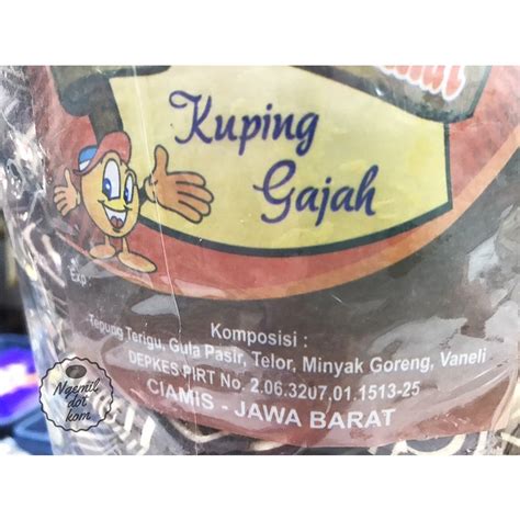 Jual Kering Kue Kuping Gajah 500gr Kuping Gajah Kiloan Kuping