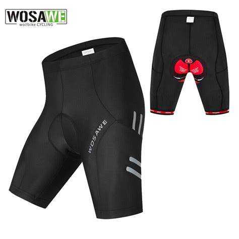 Wosawe Cycling Shorts D Gel Padded Mtb Road Bike Short Pants Riding