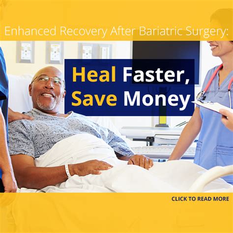 Enhanced Recovery After Bariatric Surgery Heal Faster Save Money