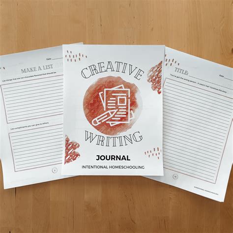 Creative Writing Journal – Intentional Homeschooling Shop