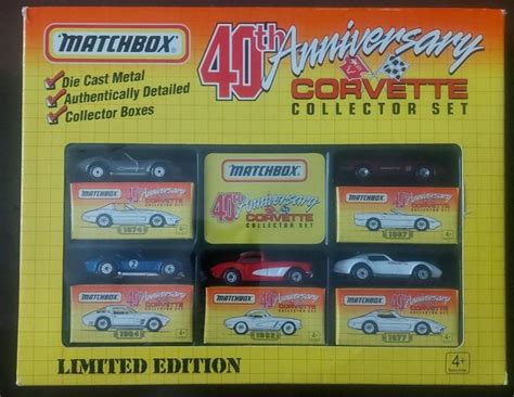 Matchbox Premiere 40th Anniversary Set Chevrolet Corvette Aukro