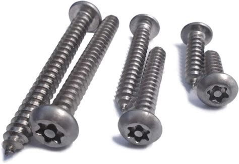 Stainless Steel Torx Pin Button Head Self Tapping Security Screws No