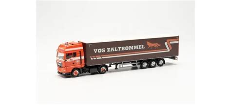 Herpa Man Tgx Gx Plan De Rideau Trailer Vos