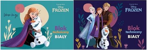 Blok Techniczny A K Bia Y Frozen Abc Sklep Empik