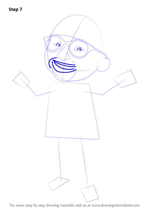 Learn How To Draw Ehsan From Upin And Ipin Upin And Ipin Step By Step