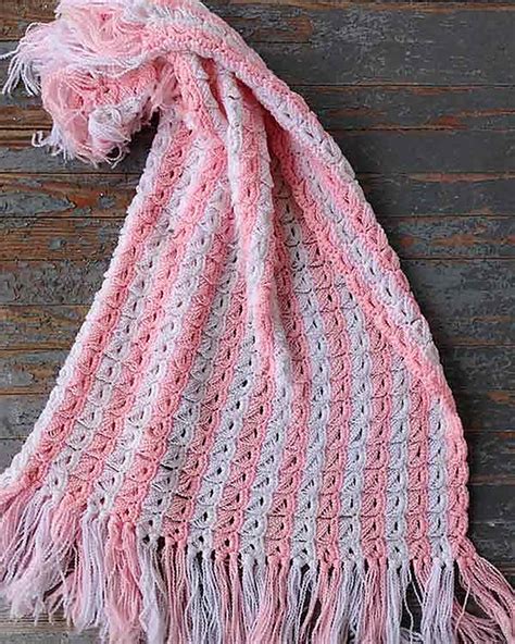 Ravelry Broomstick Lace Baby Afghan Pa180 Pattern By Maggie Weldon