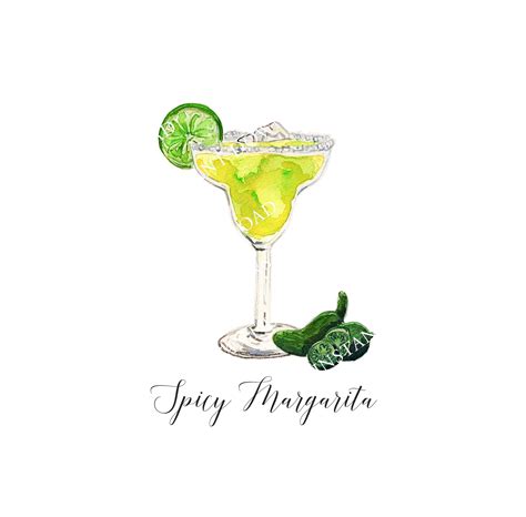 Spicy Margarita Digital Image Digital Download  Png For Etsy Uk