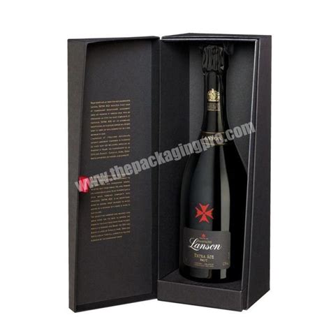 Customize Luxury Rigid Cardboard Liquor Wine Set Packaging Box