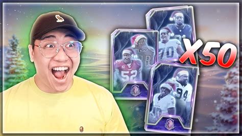 50X GHOST OF MADDEN PACK OPENING HUNT FOR A ICONIC GHOST MADDEN