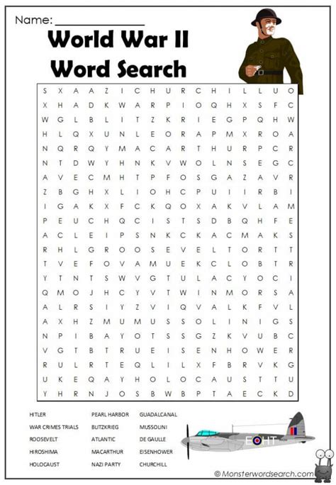 World War Ii Word Search 1