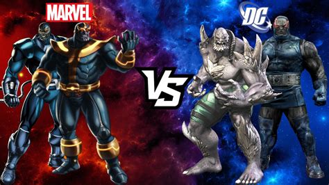 Thanos/Apocalypse VS Darkseid/Doomsday by Rockjans35 on DeviantArt