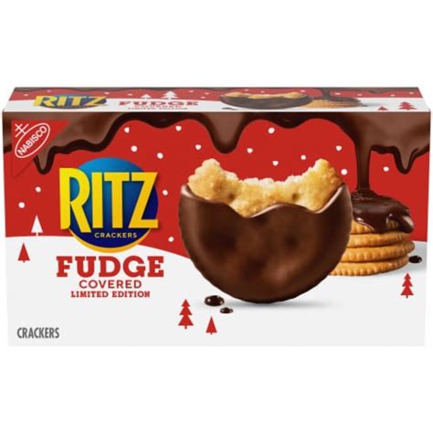 Ritz Fudge Covered Holiday Crackers Limited Edition 7 5 Oz Fred Meyer